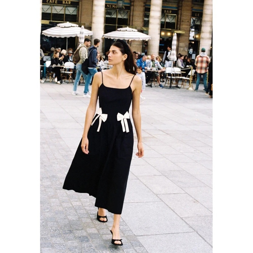 Ciao Lucia Dress Neroni‎ Bow Midi